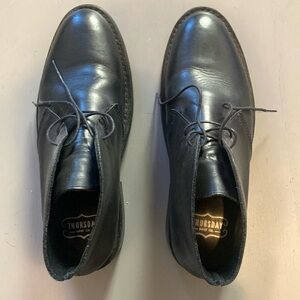 Thursday Boots Men's Black Leather Shoes